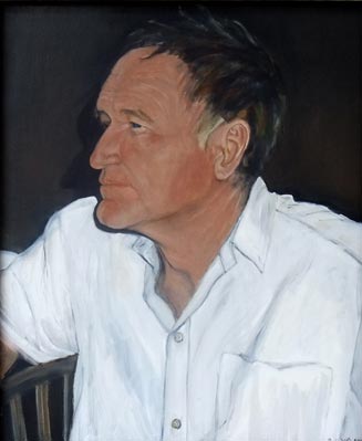 peinture à l'huile – Portrait de Denis Peters